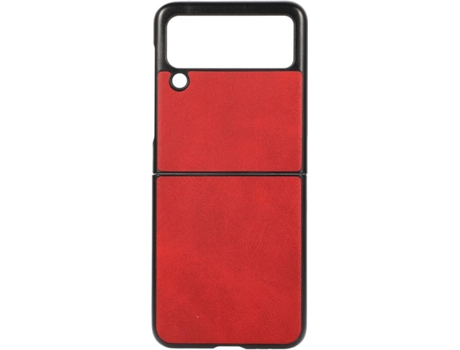 Carcasa Samsung Galaxy Z Flip 3 Tough Leather Rojo