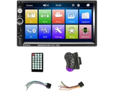 Reproductor De Audio Para Coche De 7 Pulgadas Con Doble Entrada, Bluetooth, Mp5, Usb Y Soporte Para Radio Multimedia.
