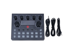 Tarjeta De Sonido Vivo Con Reducción De Ruido, 16 Efectos Y Cambiador De Voz Para Podcast, Dj Y Pc De Juegos.