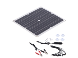 Panel Solar Monocristalino De 15 W Y 18 V Con Cargador Usb Para El Hogar, Automóviles Y Barcos, Con Accesorios.