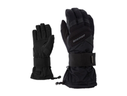 Guantes de Esquí para Hombre ZIENER (Talla 7,5 - Negro)