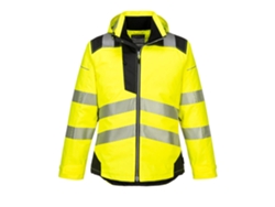 Chaqueta de invierno de alta visibilidad Portwest Pw3 / Gris Amarillo / S