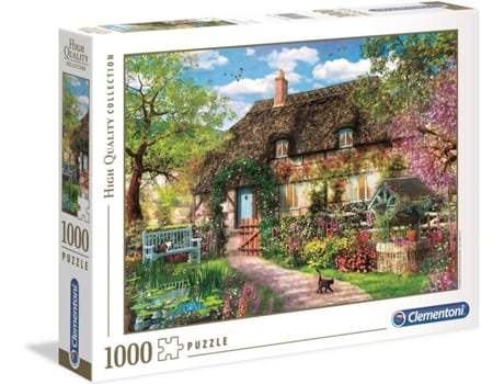 Puzzle CLEMENTONI The Old Cottage (Edad Mínima: 10 Años - 1000 Piezas)