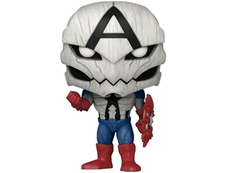 Figura Pop! Marvel Venom Poison Capitán América Modelo 856 56276 FUNKO