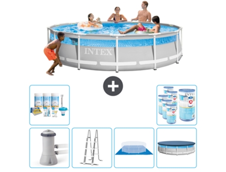 Piscina Tubular INTEX 26722GN-CB41 (13050 L - 427x107cm)