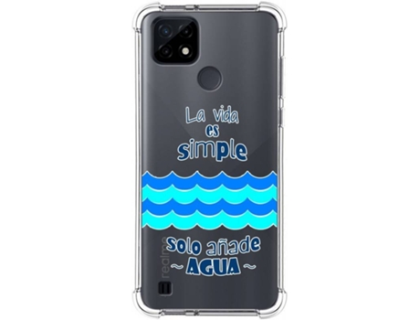 Carcasa Realme C21 TUMUNDOSMARTPHONE Agua Multicolor