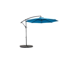 Sombrilla Reversible Para Exterior De 14,8 Pies, Rectangular, Grande, Con Mango (azul) (base No Incluida).
