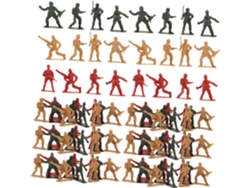 200 Figuras De Soldados De Plástico En Miniatura Para Decoraciones Militares Y Juegos Educativos