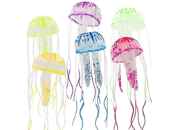 6 piezas de medusas artificiales decorativas para acuario Rosewell