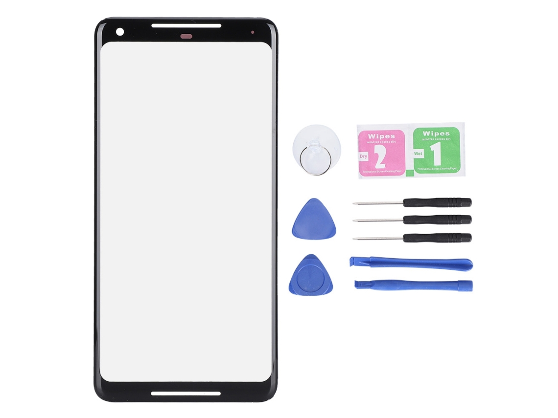 Cristal De Pantalla Externa De 6 Pulgadas Para Tapa Frontal Del Google Pixel 2xl Con Herramienta