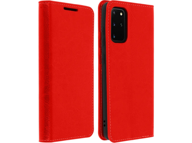 Funda Samsung Galaxy S20+ AVIZAR Piel Rojo