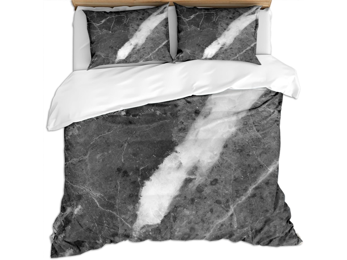 Juego Ropa Cama Piezas Funda Nórdica Microfibra Estampado Juego Almohada 200x200cm 200 X Cm 65