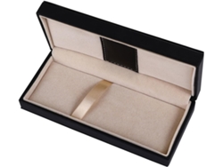 Estuche Multifuncional Compacto De Piel Sintética Negra Para Bolígrafos, Ideal Para Profesionales. Elegante Estuche Para Bolígrafos.