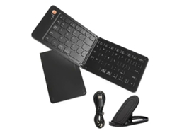 Mini teclado Bluetooth portátil plegable inalámbrico para iOS/Android/tableta, teclado para teléfono móvil Ly Ebike