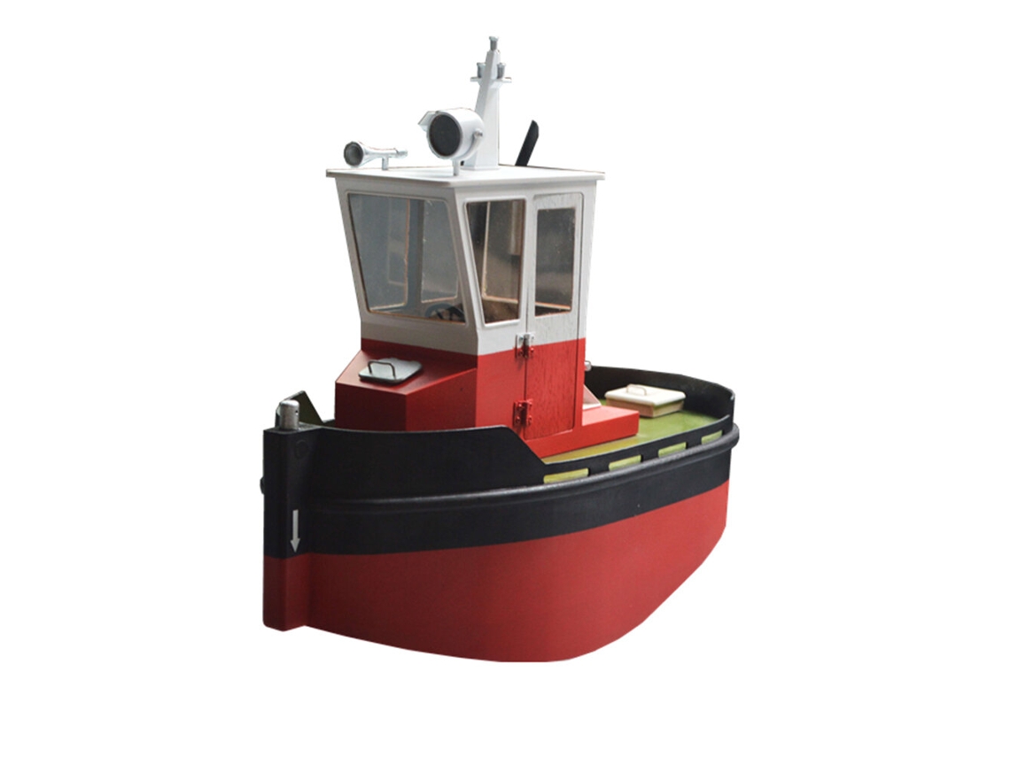Blancotony Ray Aero Model 1/18 Mini Little Otter Tug Boat Rc Ship Diy Kit Sin Ensamblar Con Motor Esc Servo Micro Toys