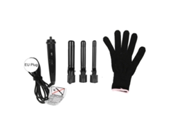 Plancha Rizadora Profesional 3 En 1 Con Accesorios Intercambiables Y Guante Cerámica Para Peinado