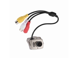 Minicámara De Seguridad Cctv Con Cable, 6 Led, Visión Nocturna Digital, Vídeo Cmos Ntsc.