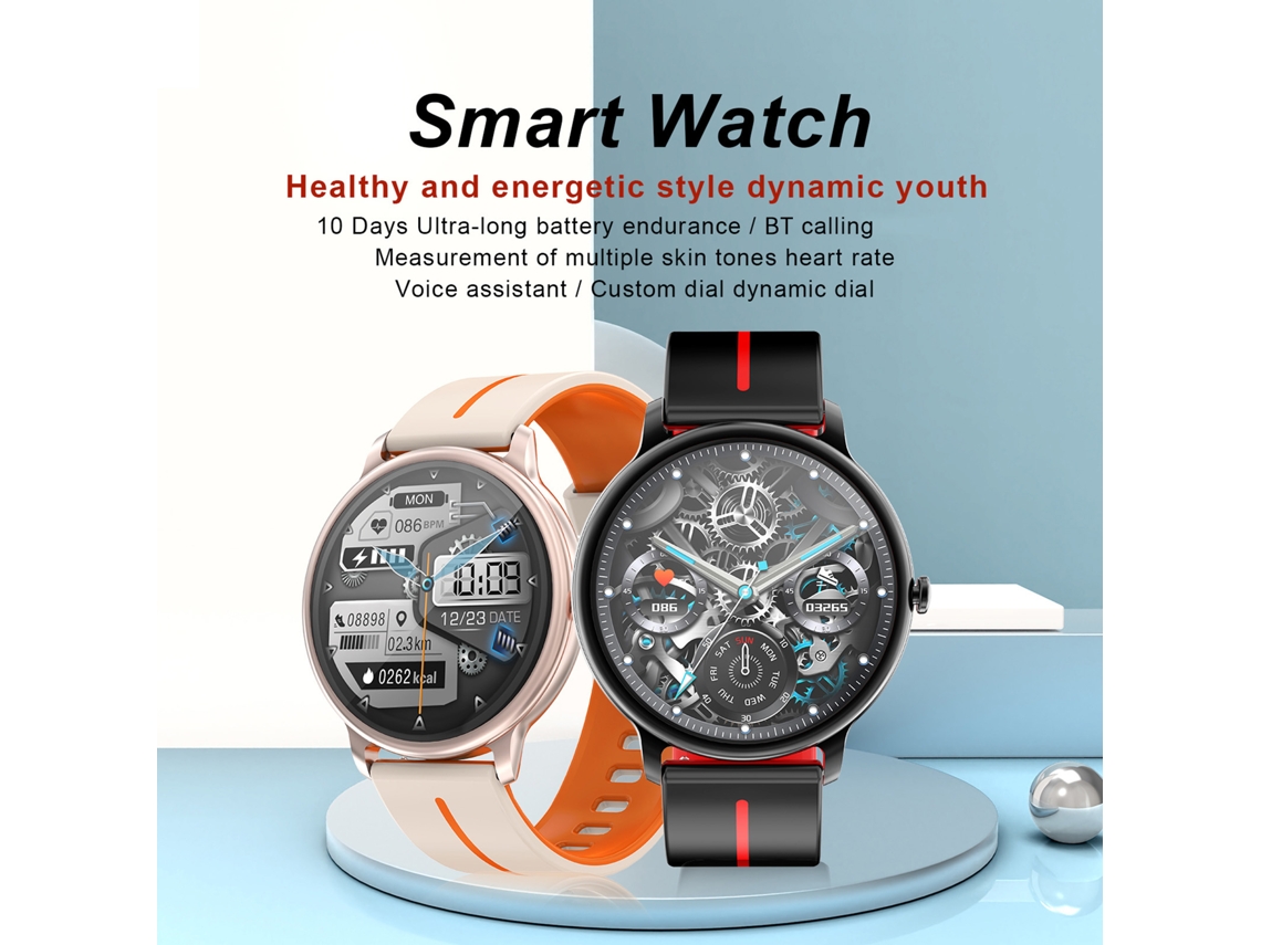 Reloj Inteligente Con Pantalla Táctil Completa De 1.43 Pulgadas, Rastreador De Actividad Física Con Monitor De Oxígeno En Sangre