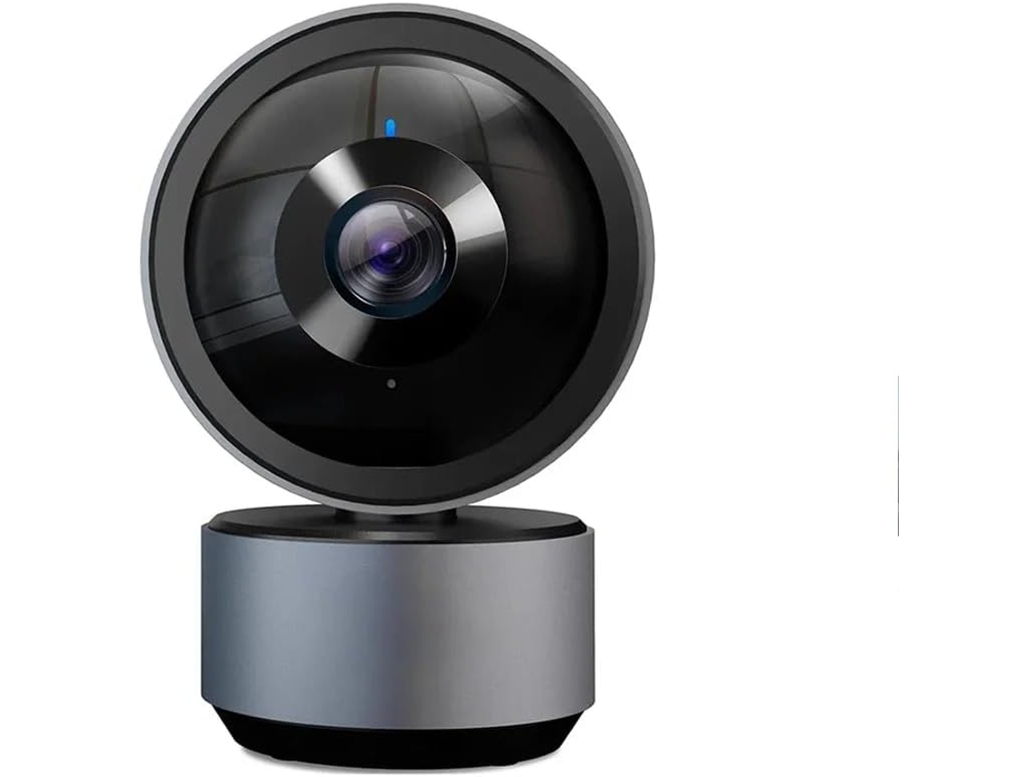 Cámara Ip Inteligente Para El Hogar Tuya De 5 Mp Con Wifi, Visión Nocturna, Seguimiento De Audio Automático Y Almacenamiento En La Nube - Enchufe Europeo