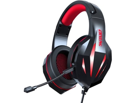 Auriculares Gaming con Cable OHPA AWN2 (On Ear - Micrófono - Rojo)