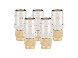 5 adaptadores SMA macho a BNC hembra para conexión de cable de radio