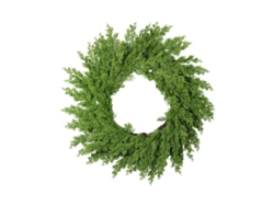 Corona navideña decorativa, estilo natural, 50 cm