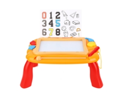 Ats-tablero De Dibujo Diy Niños Juguete De Arte Para Escribir Pintar Con Regalo Naranja