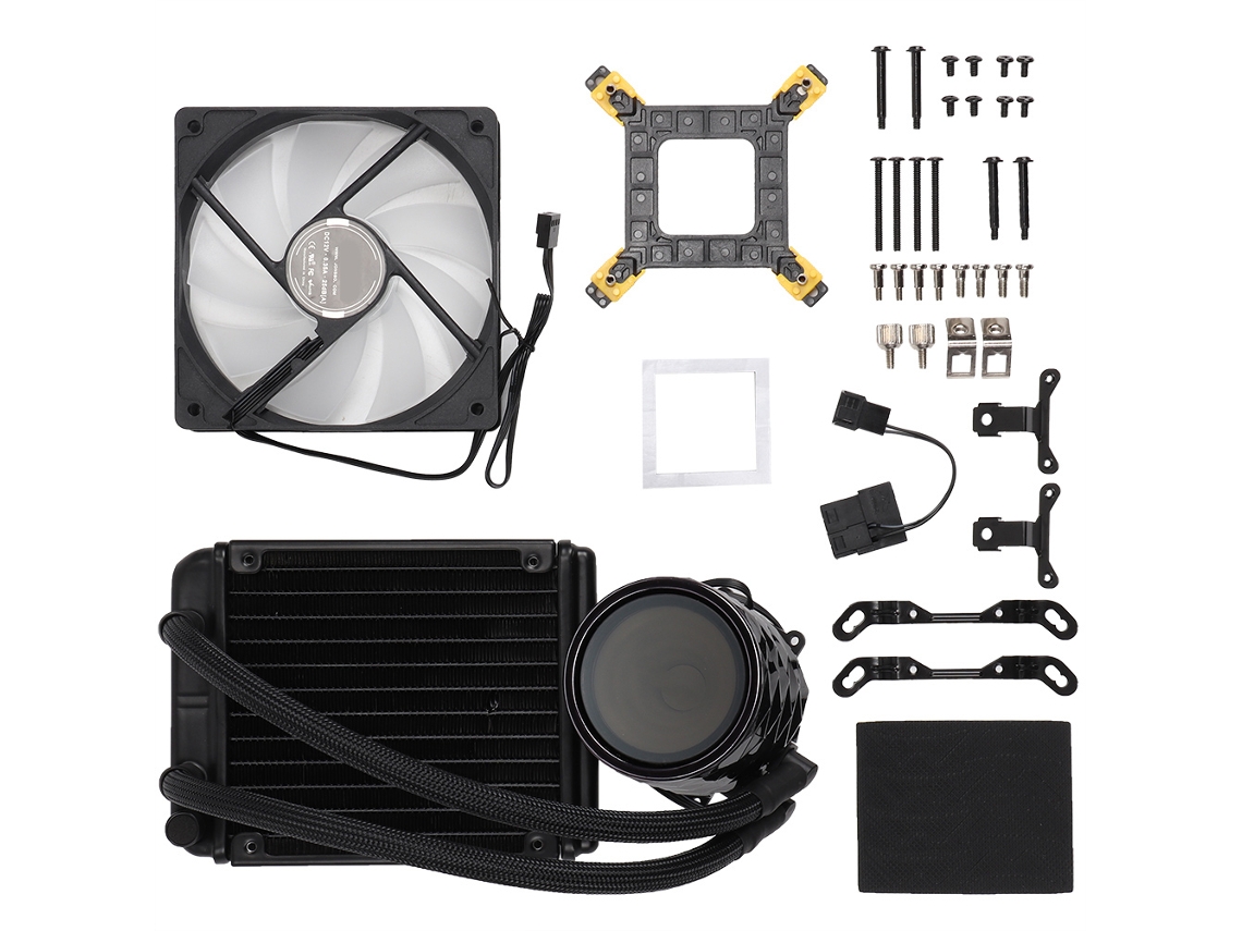 Enfriador De Cpu De Agua Jonsbo Tw2-120 Radiador Ventilador De Refrigeración Led Rgb Para Intel Amd