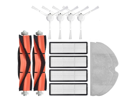 Escova lateral principal hepa filtro rolo escova panos para varrer mijia 1c