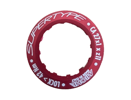Tampa de Bloqueio de Cassete para Campagnolo Supertype 27X1 Mm 11S Transparentemiche