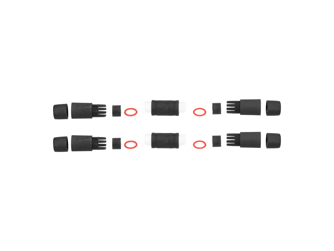 Acoplador De Red Impermeable Ip67 Para Cables Exteriores Cat6, Cat5e Y Cat5 (2 Unidades)