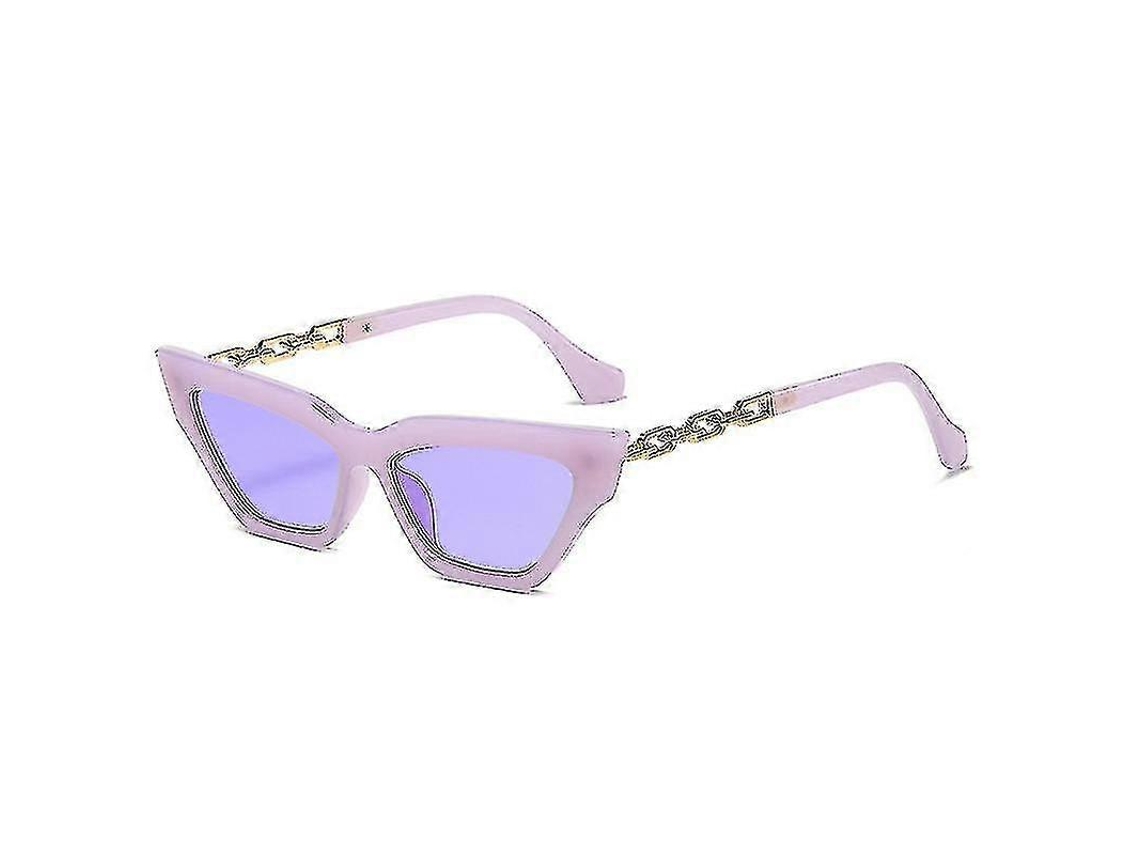 Gafas de sol cuadradas de leopardo con montura de ojo de gato para mujer