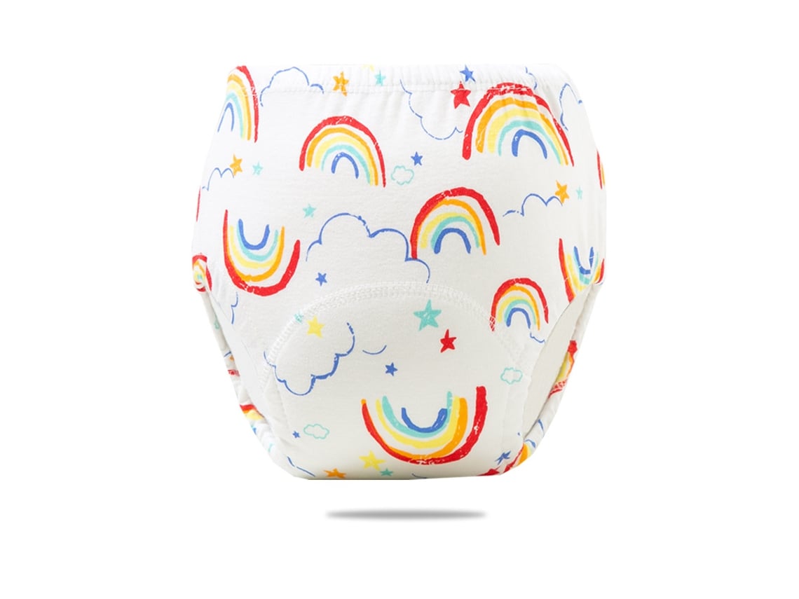 Pañales lavables para bebé, Siurn Rainbow, talla 90 (aptos para bebés de menos de 17 kg)
