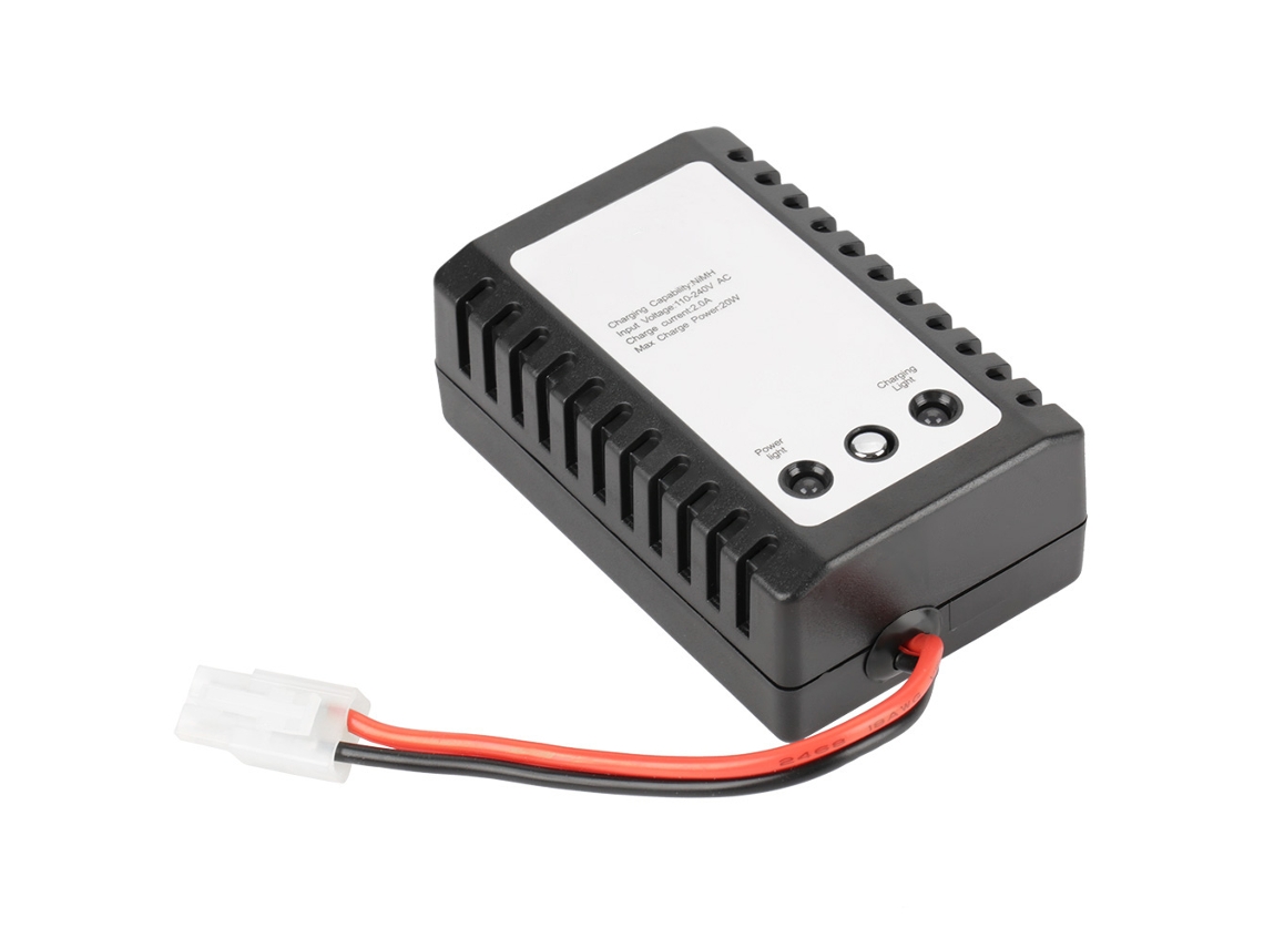Cargador Balanceador Para Baterías Nimh Con Adaptador De Corriente Alterna De Plástico Para Aeromodelos, Enchufe Europeo.