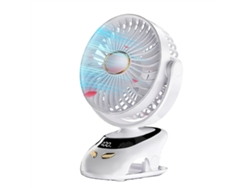 Mini ventilador de mesa con pinza, ventilador USB personal portátil con pinza.