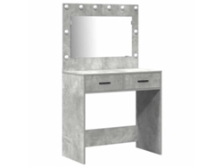 Juego de 2 tocadores con cajón, gris, MAISON EXCLUSIVE, en madera procesada