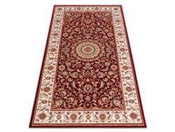 Alfombra Nain Rosetón, Marco 7176/51066 Burdeos (160 x 230 cm)