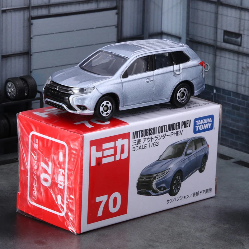 (azul Prateado) Modelo De Carro Em Liga Metálica Mitsubishi Outlander Phev E Modelo De Carro De Brinquedo