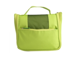 VYLARA Bolsa de maquiagem dobrável à prova d'água Safebet, organizadora de banheiro, verde