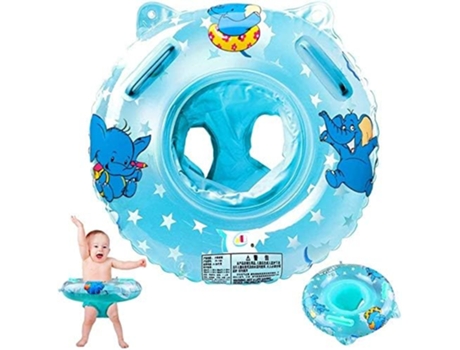 Accesorios para piscinas - Modelo profundo con anillo de elefante inflable (azul) ZMDECQNA
