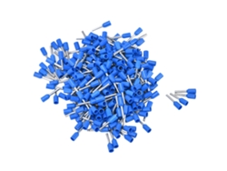 Kit 1000 Terminales De Crimpado Aislados Ferrule 20 Awg Conectores De Cable Azules E7508