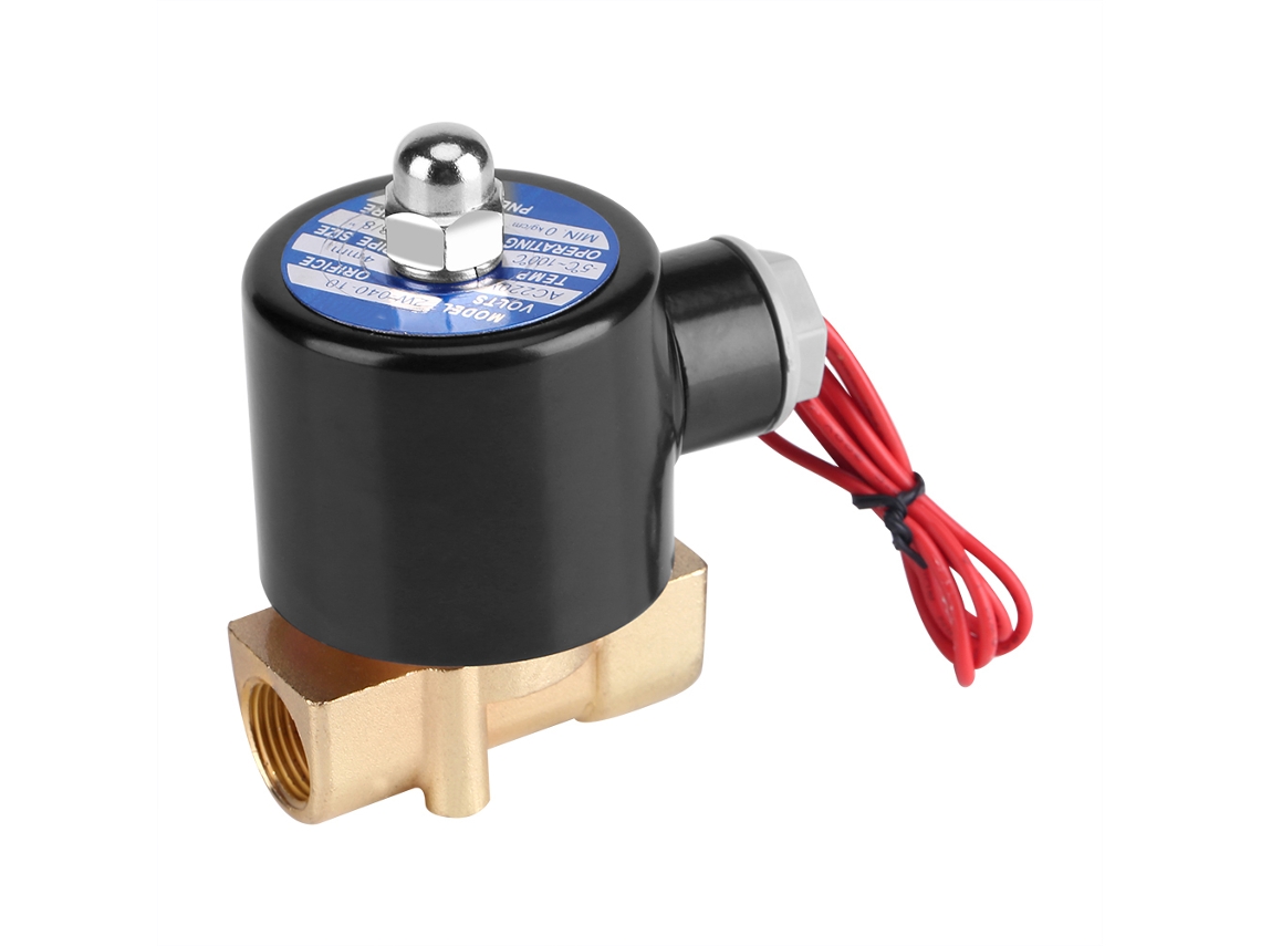 Válvula Solenoide Eléctrica Normalmente Cerrada 220v Dn10 3/8" Para Agua, Aceite, Aire, Gas