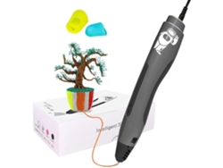 Bolígrafo de impresión 3D con filamento PLA de 1,75 mm y 2 colores, ideal para manualidades 3D, juguetes y regalos de Navidad para niños, color negro Gusshious