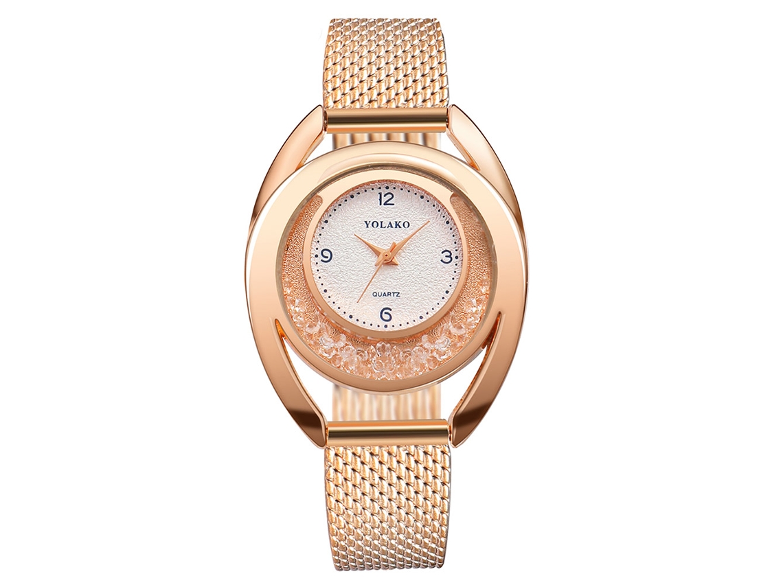 Reloj De Pulsera De Cuarzo Impermeable Para Mujer, De Cuero, Negro, Plástico Sencillo.