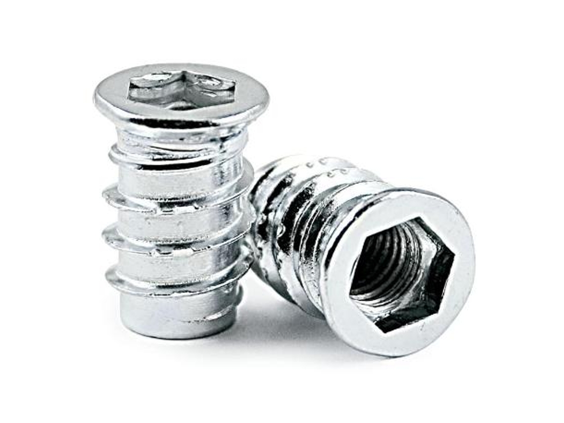 Tuerca embutir con cabeza allen m8-20 zincado hierro