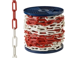 Cadena Plastico Bicolor 8 mm Rollo 25 metros WOLFPACK LINEA PROFESIONAL