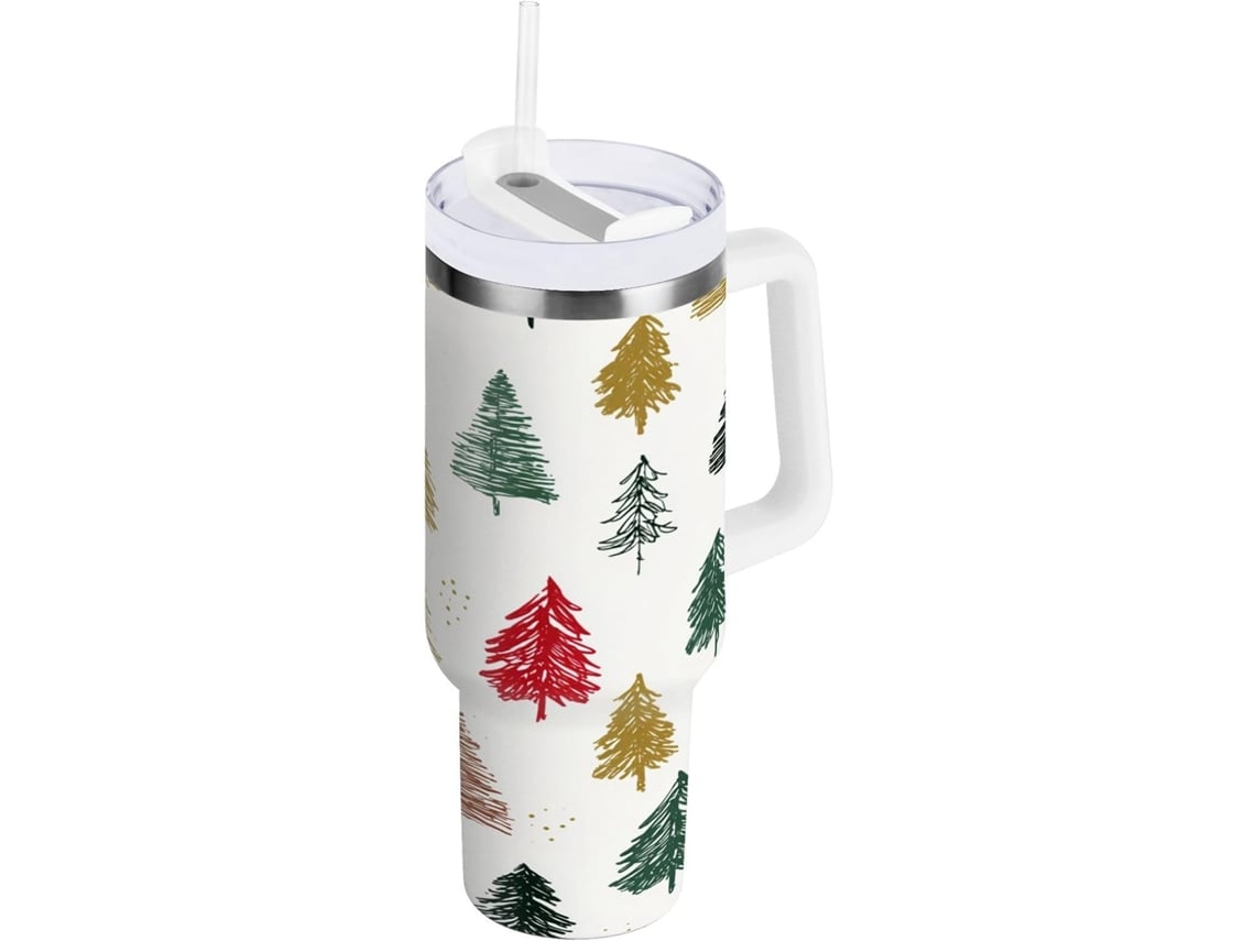 Navidad Vaso Botella Taza Acero Inoxidable - Vaso Térmico Portátil