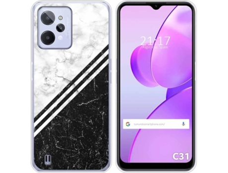Carcasa para Realme C31 TUMUNDOSMARTPHONE Dibujos Mármol 01 Multicolor