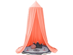 KOFIHETY Dosel para Cama de Niñas, Dosel Rosa Suave con Diseño de Princesa, Decoración Soñadora con Volantes para Habitación Infantil, Cortinas para Cama Colga