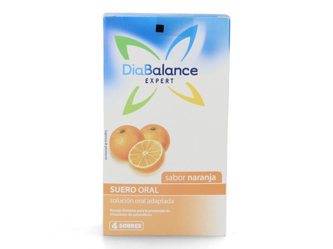 Complemento Alimentar DIABALANCE Diabalance Expert Suero 4 Sobres Sabor Naranja